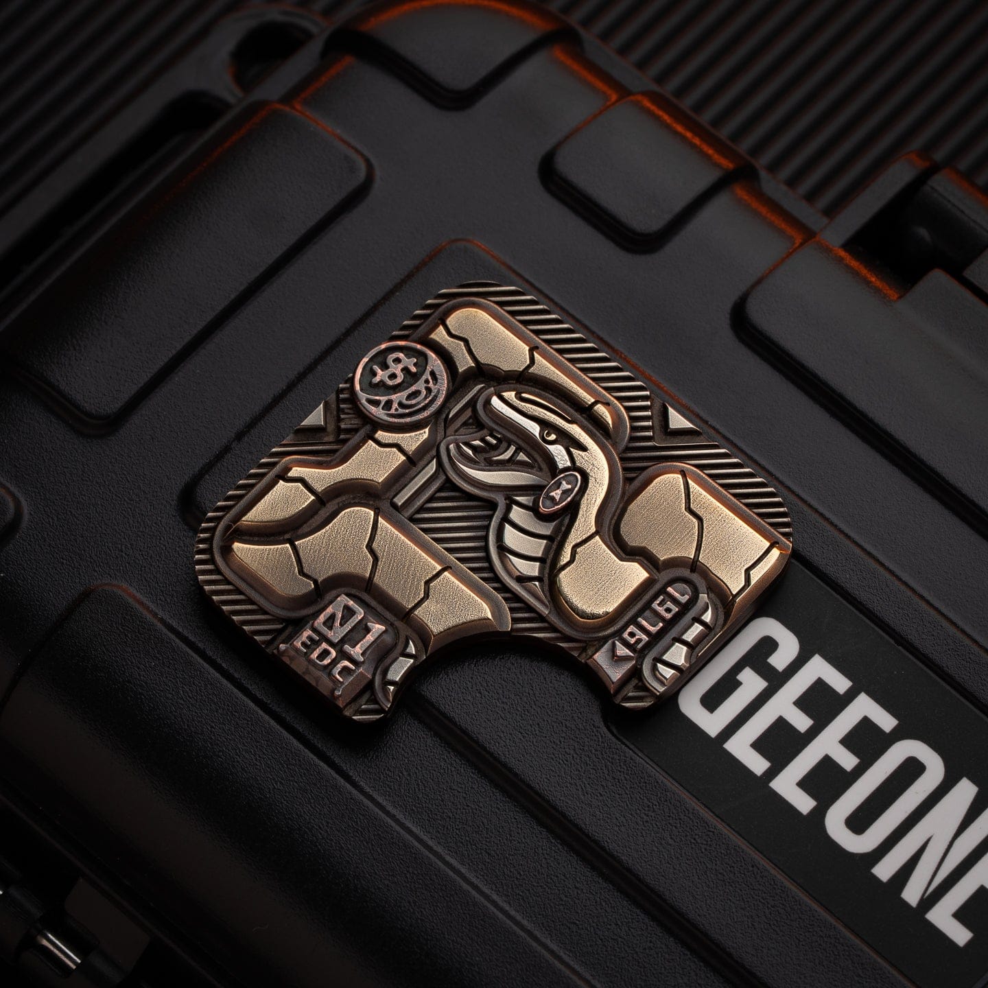 01EDC 只禁优惠代码 MAZE BLOCK Snake plate (brass+superconductor+cupronickel) without main body