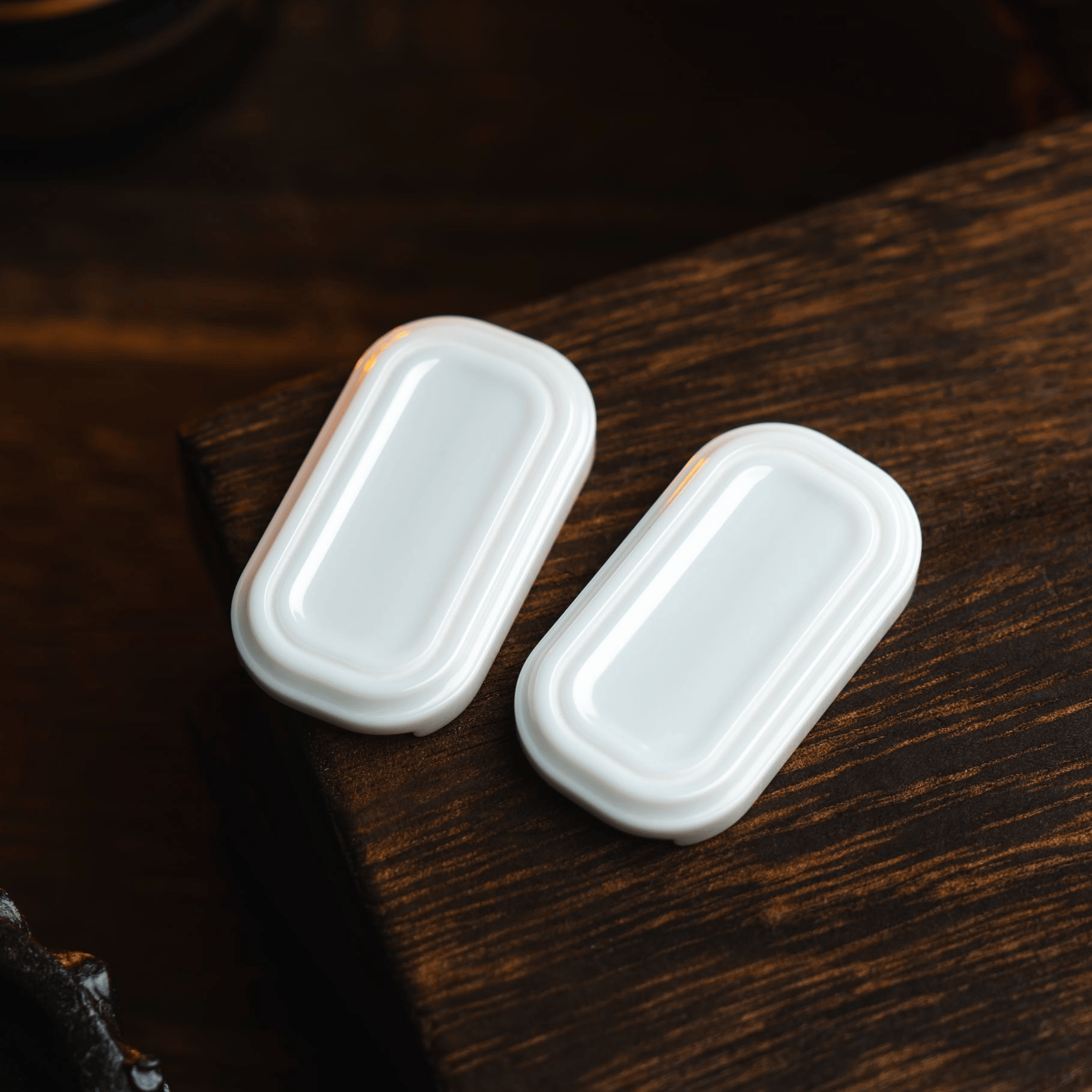 01EDC 只禁优惠代码 Slider 01EDC 01 Slider Accessories / No.7 Shell-ceramic white (glow in the dark) without liner (ships in 10 days)