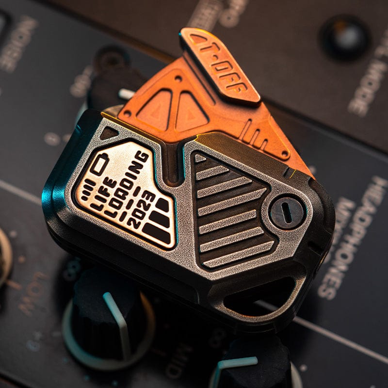 01EDC Fidget Slider POP Throwing Card Cupronickel+Copper