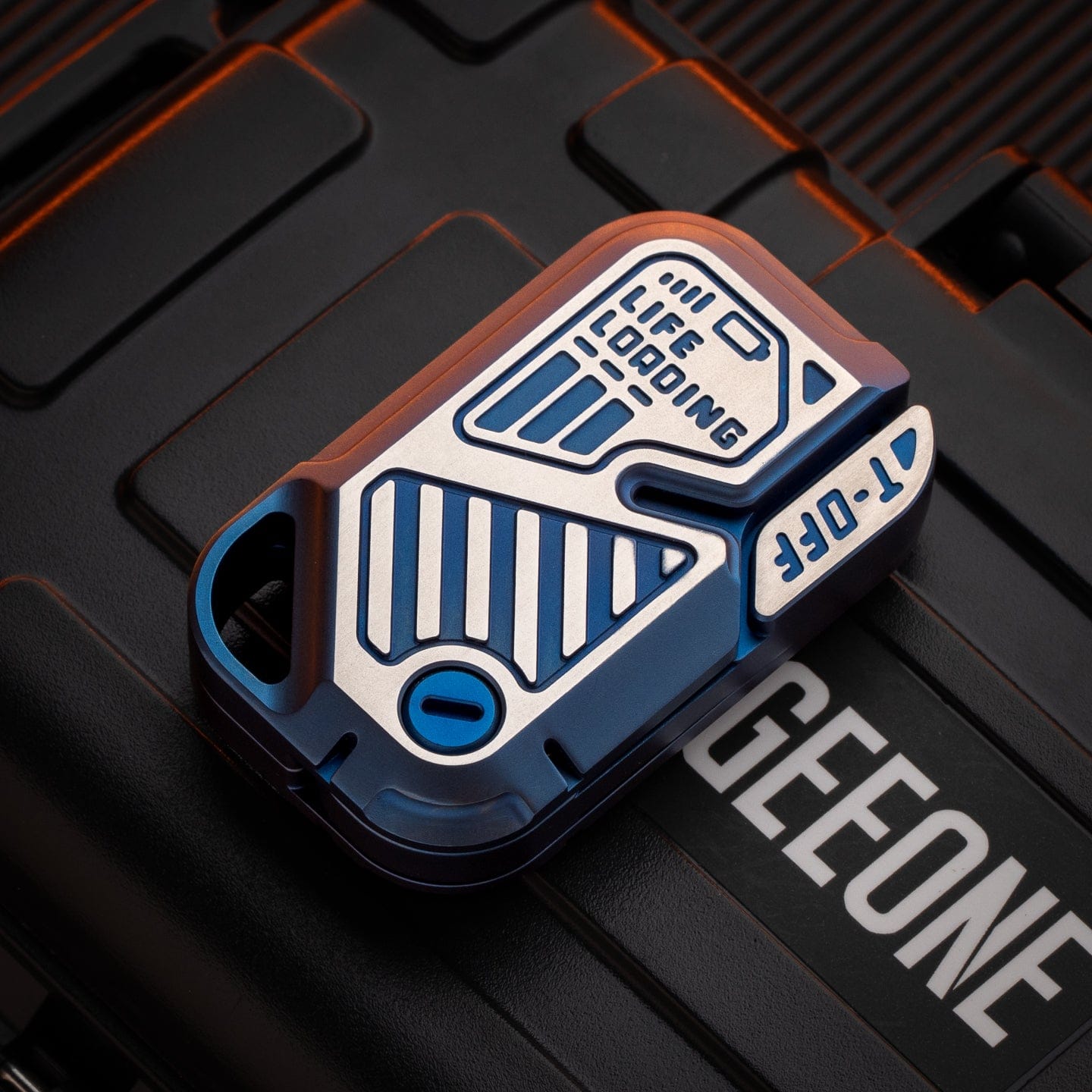 01EDC Fidget Slider POP Throwing Card Titanium