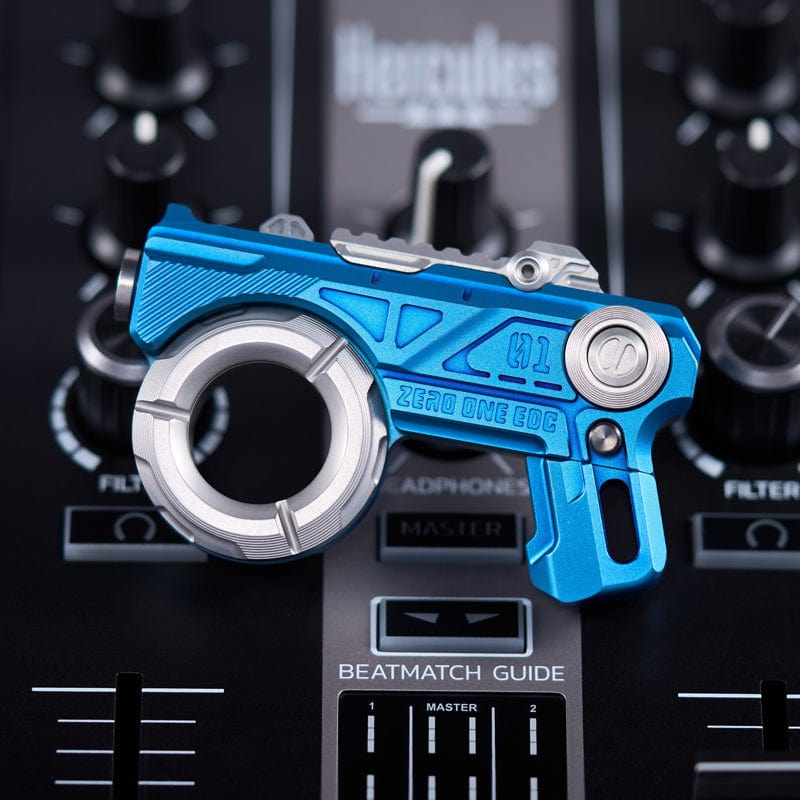 01EDC Fidget Slider Time Knight SS+Titanium blue
