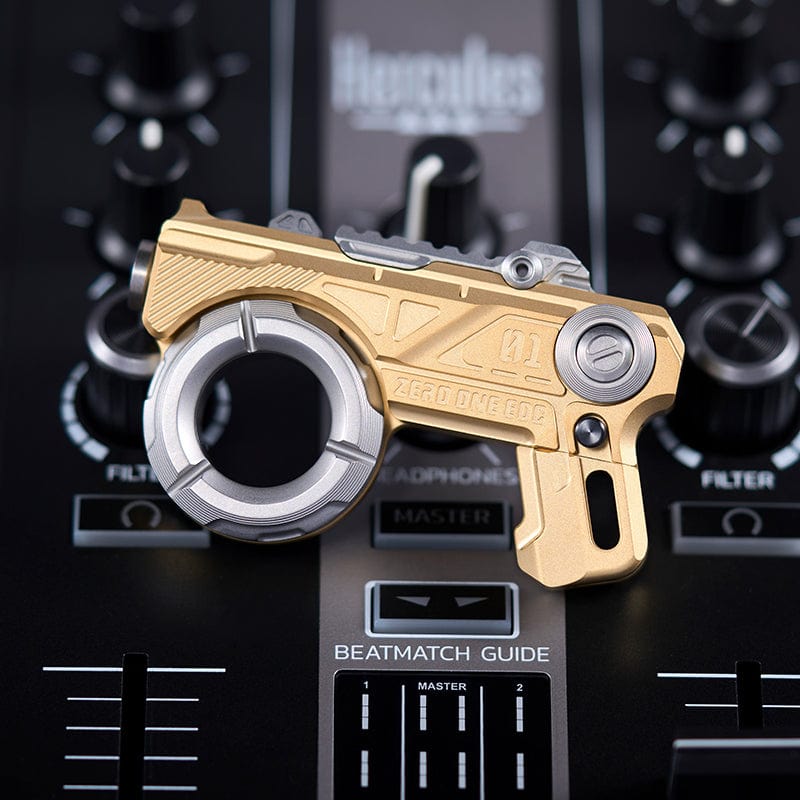 01EDC Fidget Slider Time Knight SS+Titanium golden