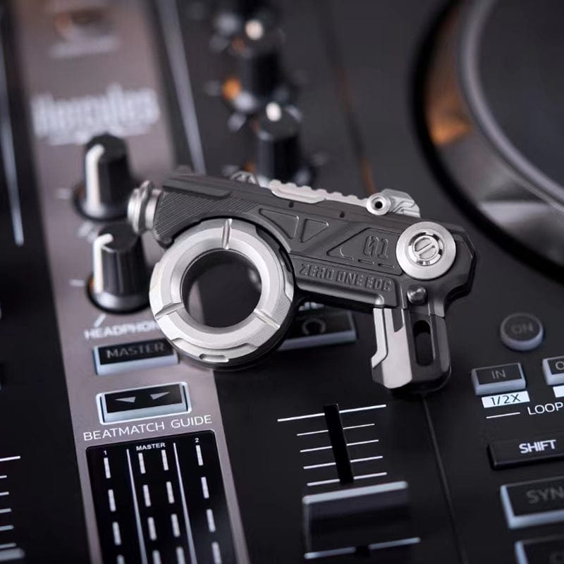 01EDC Fidget Slider Time Knight Stainless Steel+Titanium
