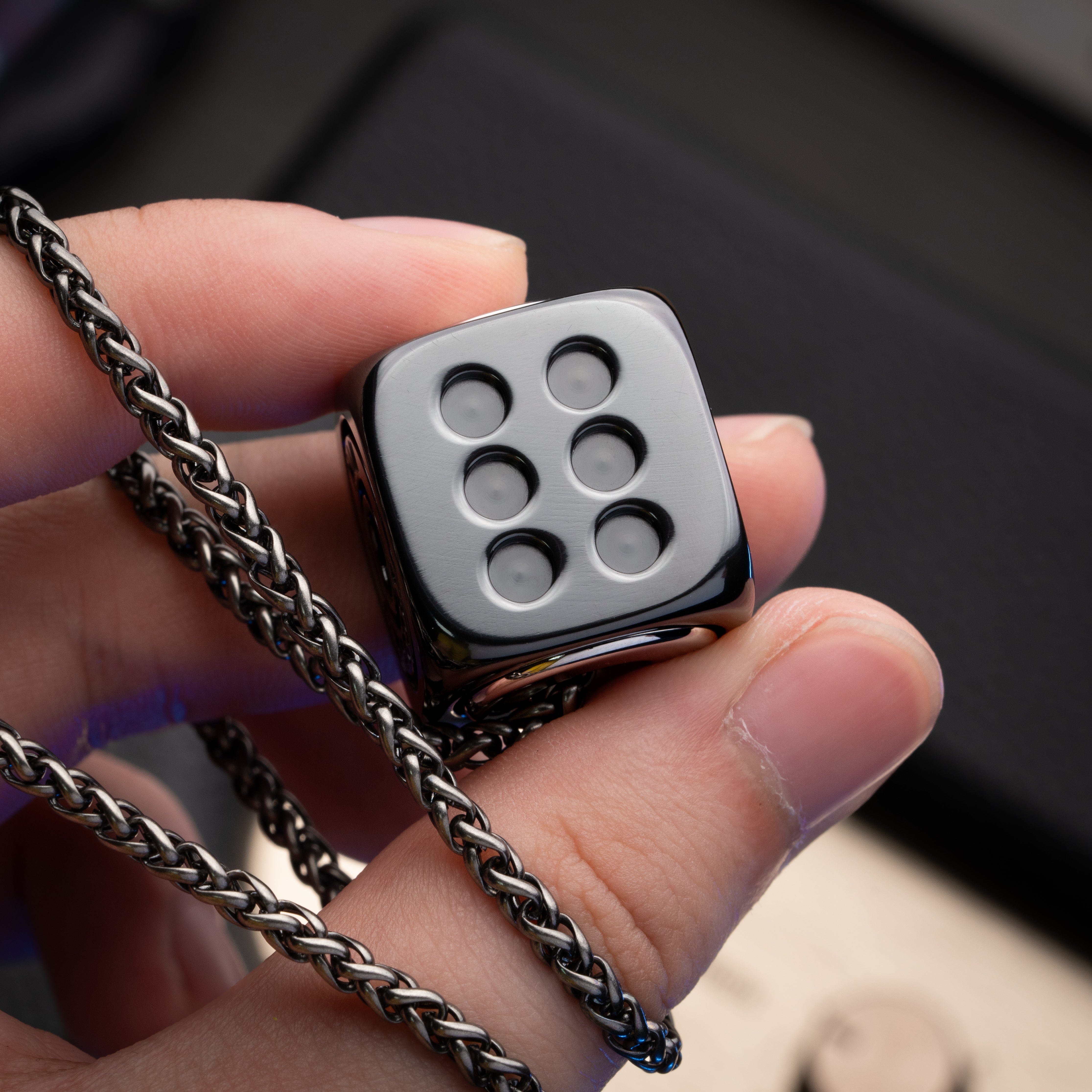 42.COSMO Pendants Dice Lanyard Bead