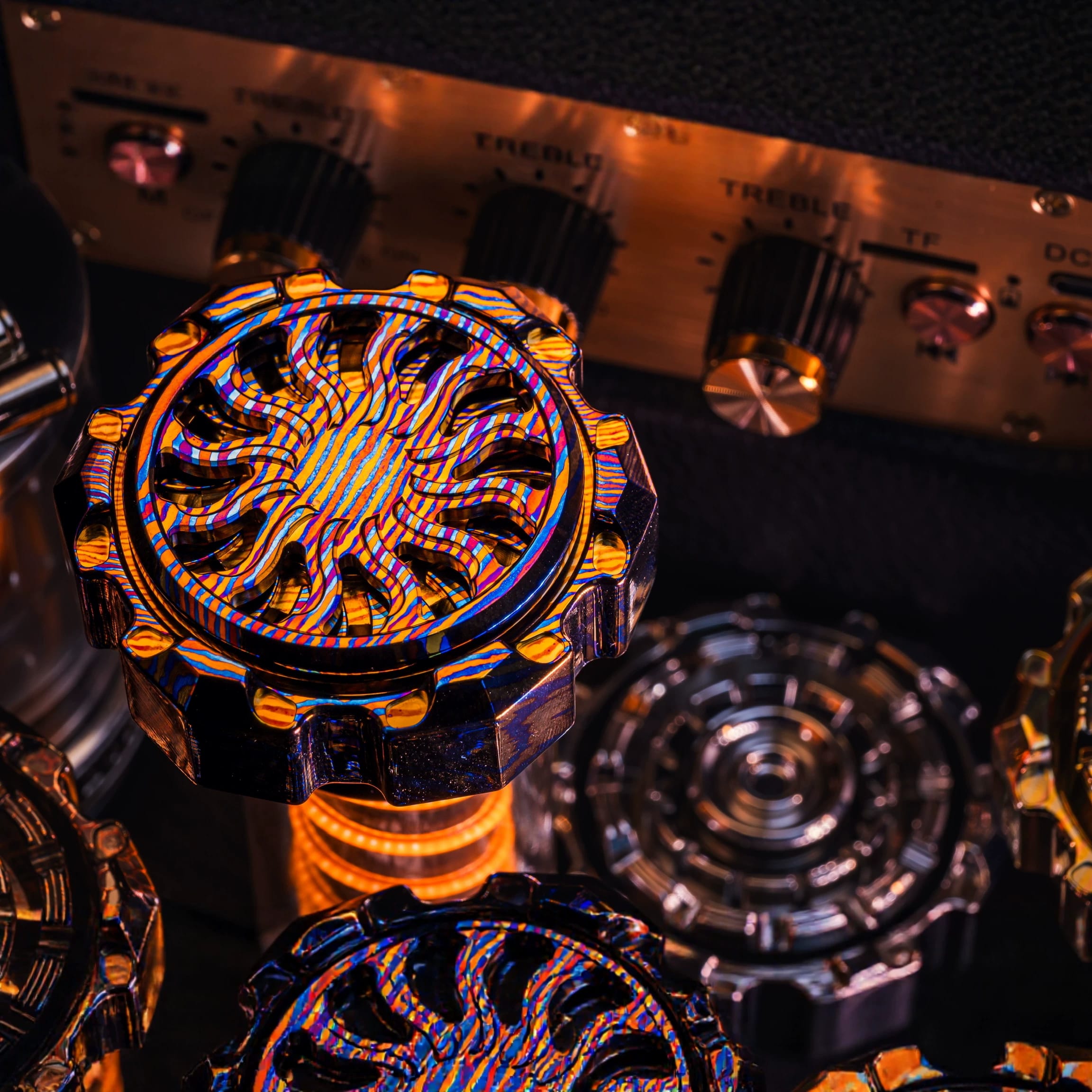 9 hand Fidget Spinner ENGINE MAX Mokuti