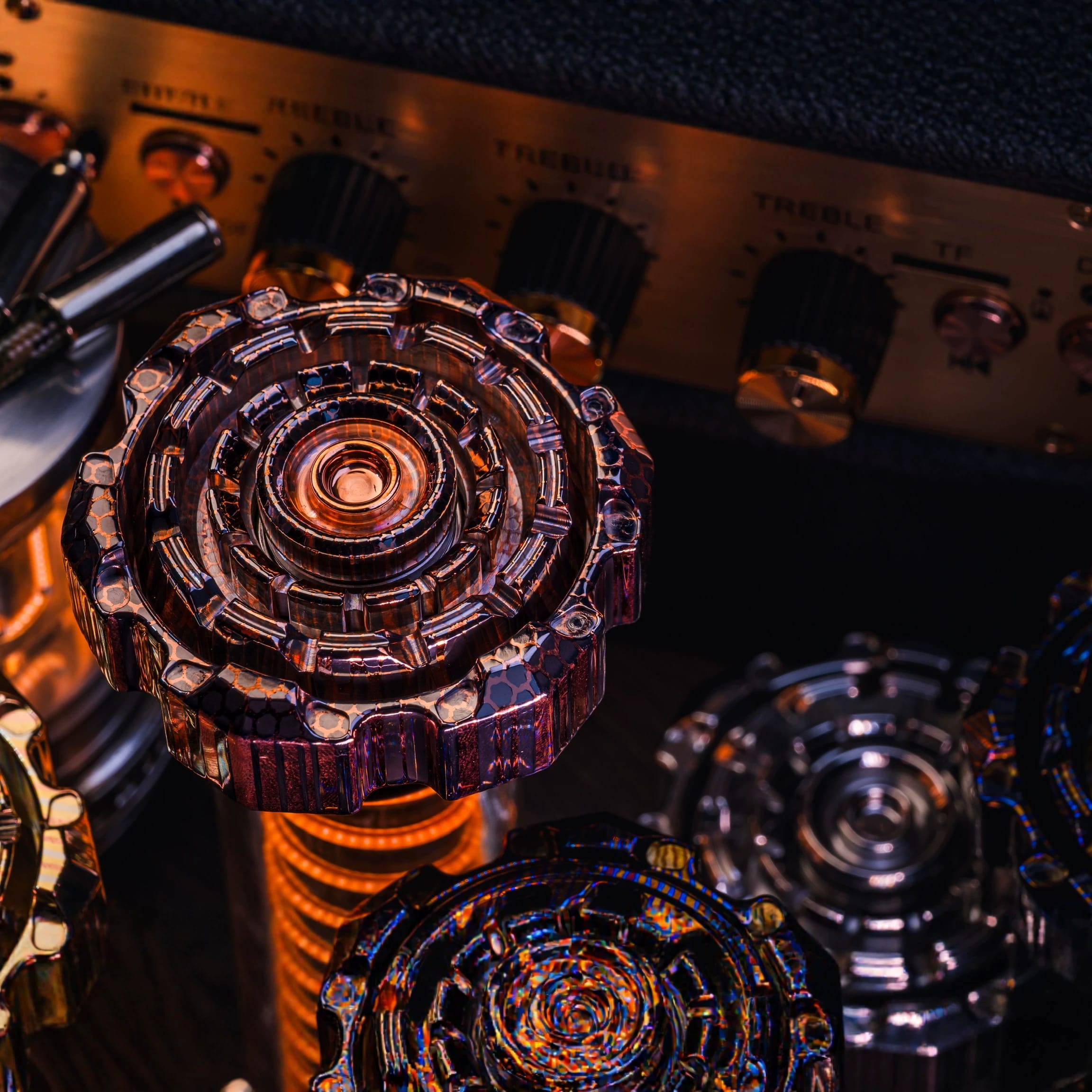 9 hand Fidget Spinner ENGINE MAX Superconductor