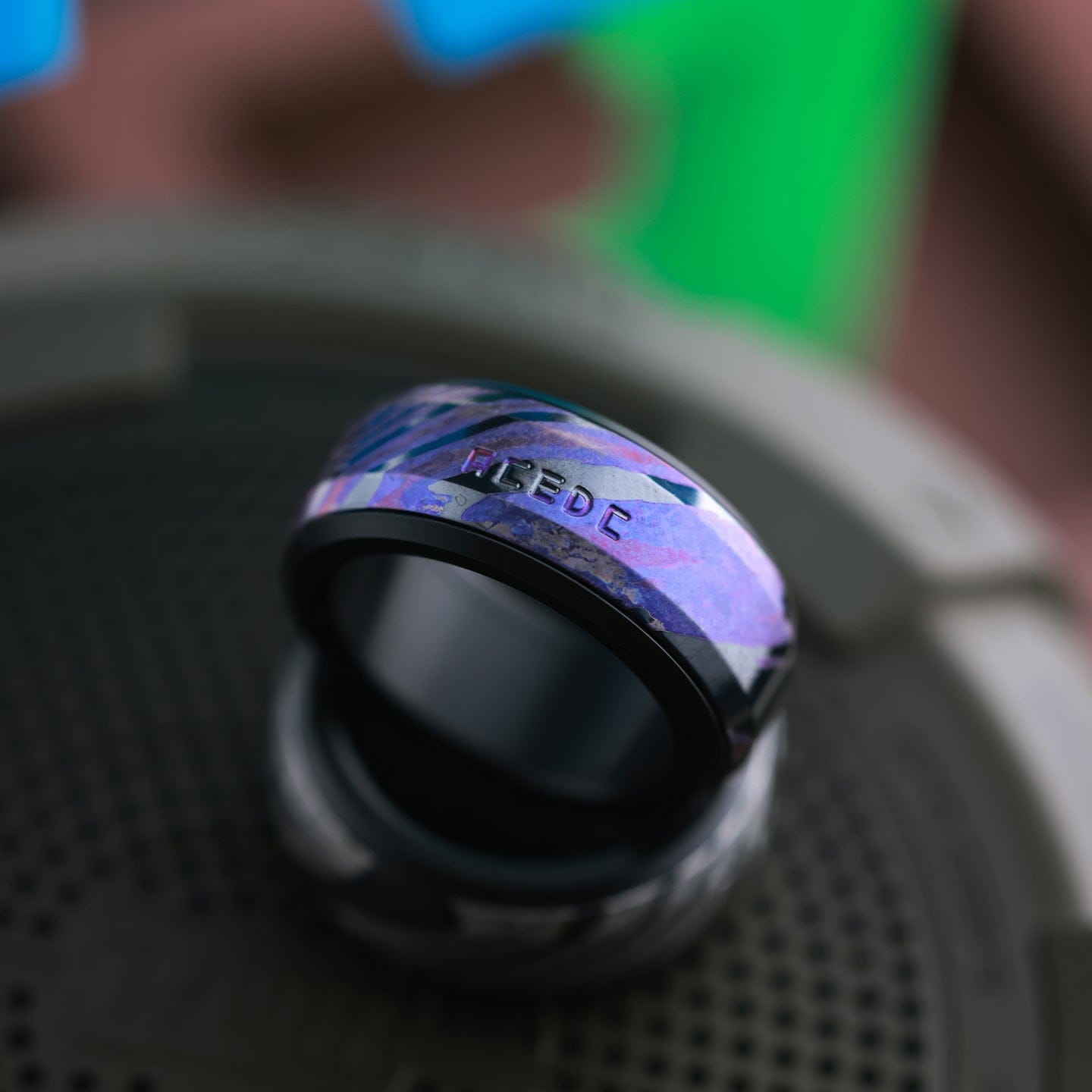 ACEdc 只禁优惠代码 Mechanical Ring 3.0-ZERO Crystal Zircuti-purple (ships in Mid March) / Size #16