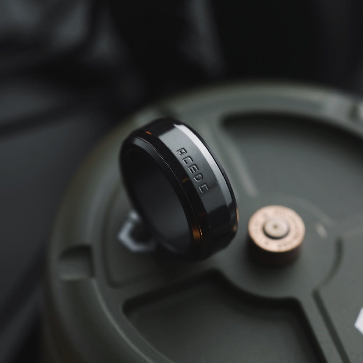 ACEdc 只禁优惠代码 Mechanical Ring 3.0-ZERO Polished Zirconium / Size #20