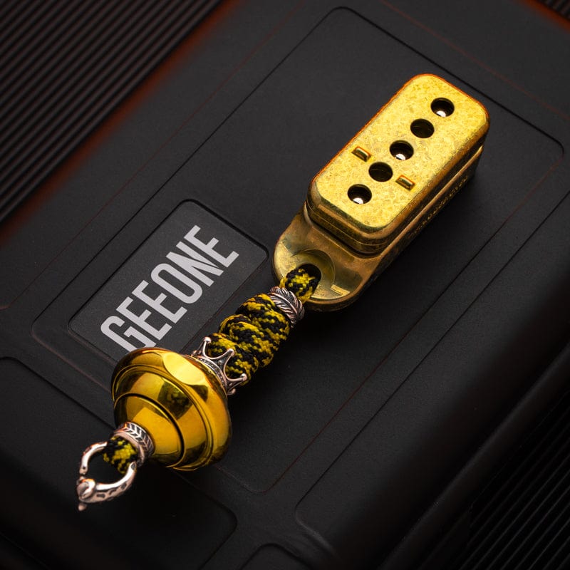 ACEdc Fidget Slider Fortune Cookie Set / Ice crystal Titanium-Gold braiding kit
