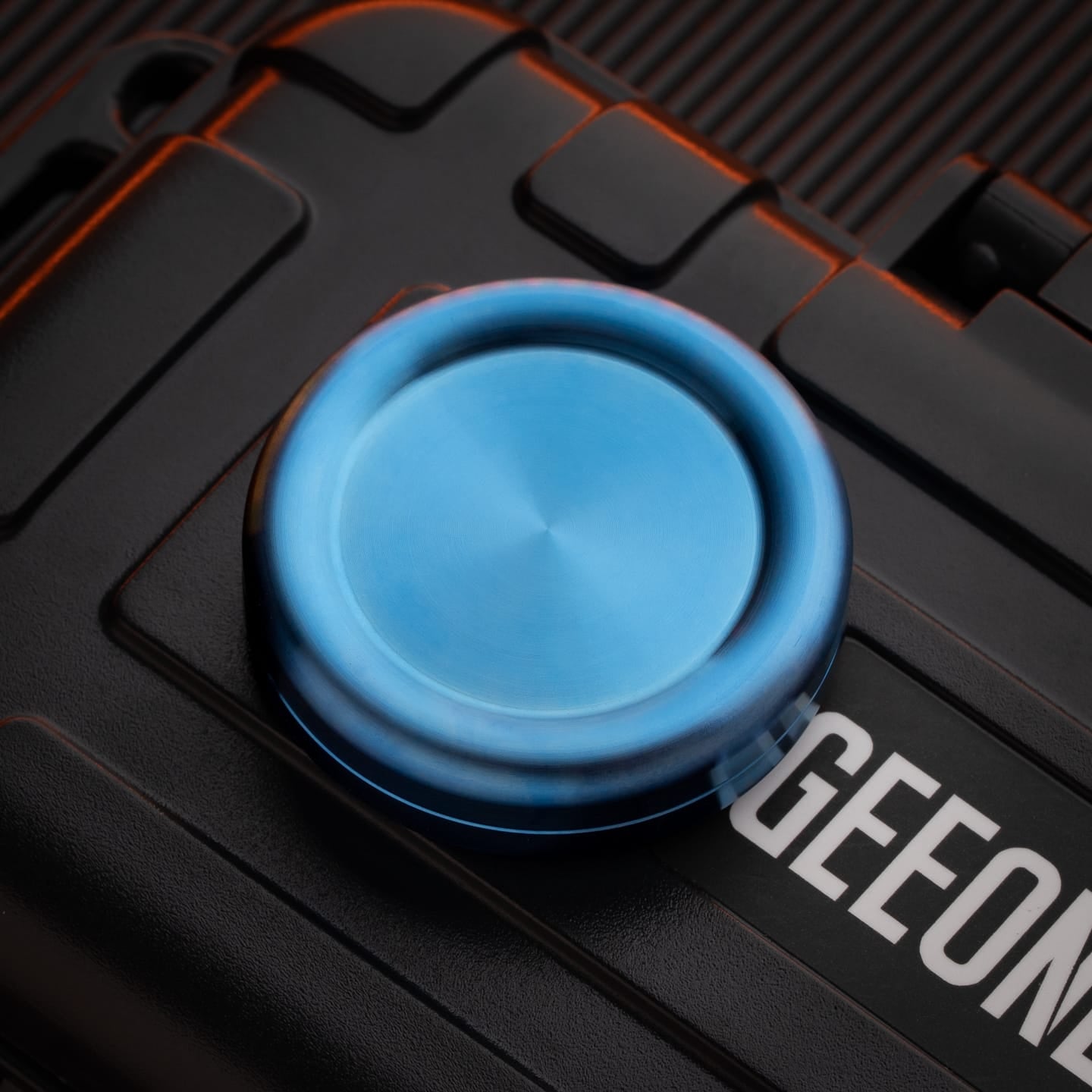 ACEdc Haptic Coin Milk Cover Brushed titanium blue