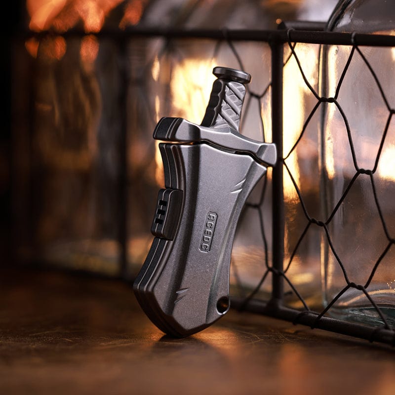 ACEdc Master Sword Stonewashed Stainless Steel