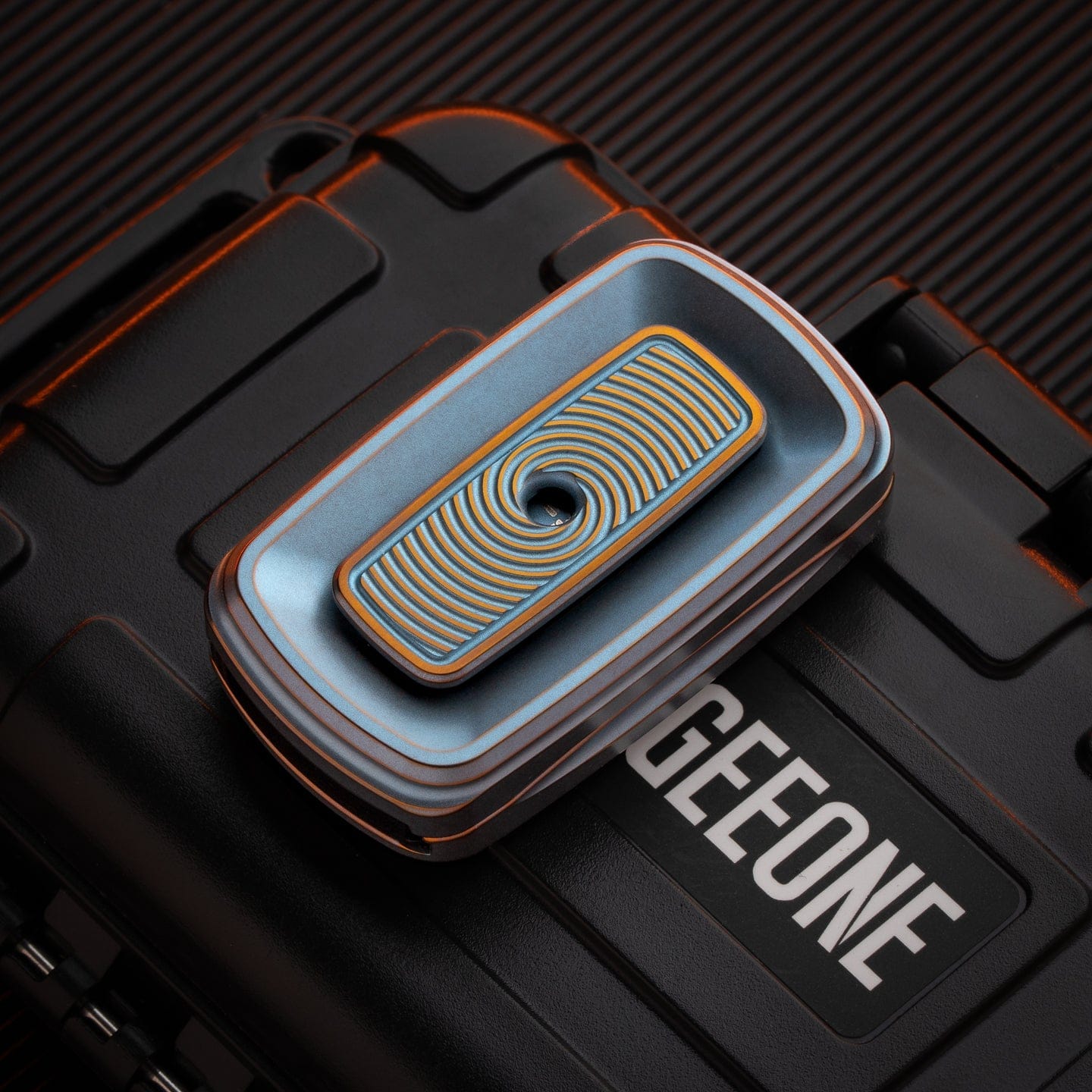 AMMO Fidget Slider Wormhole Slider Titanium-anodized blue&gold