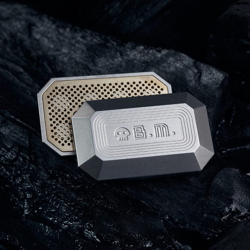 B&M Fidget Slider Death Crystal Stainless Steel/Brass