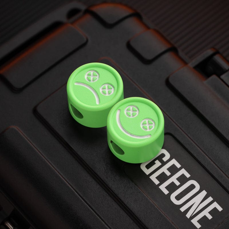 Bad Guy Pendants Smile Lanyard bead Smile lanyard bead / Ti green (ceramic coating)