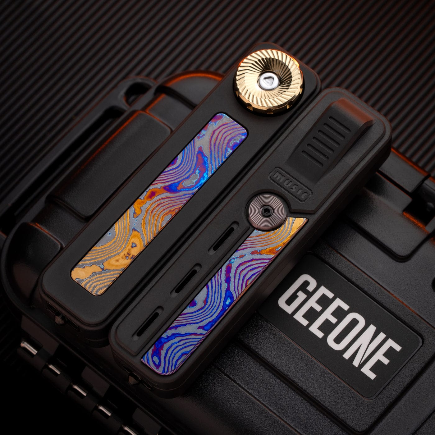 BidRush EDC 禁店铺满减及优惠代码 Rhythm Box Titanium+Zircuti+Tungsten golden spinner