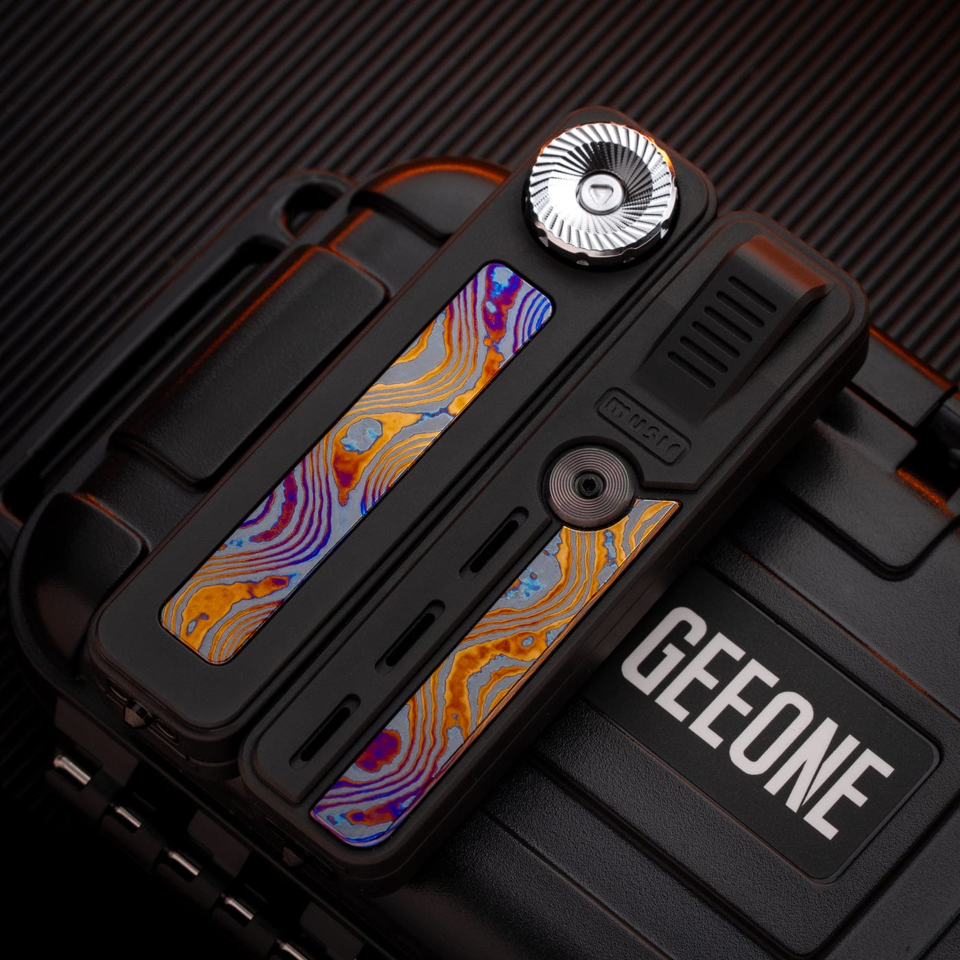 BidRush EDC 禁店铺满减及优惠代码 Rhythm Box Titanium+Zircuti+Tungsten silver spinner