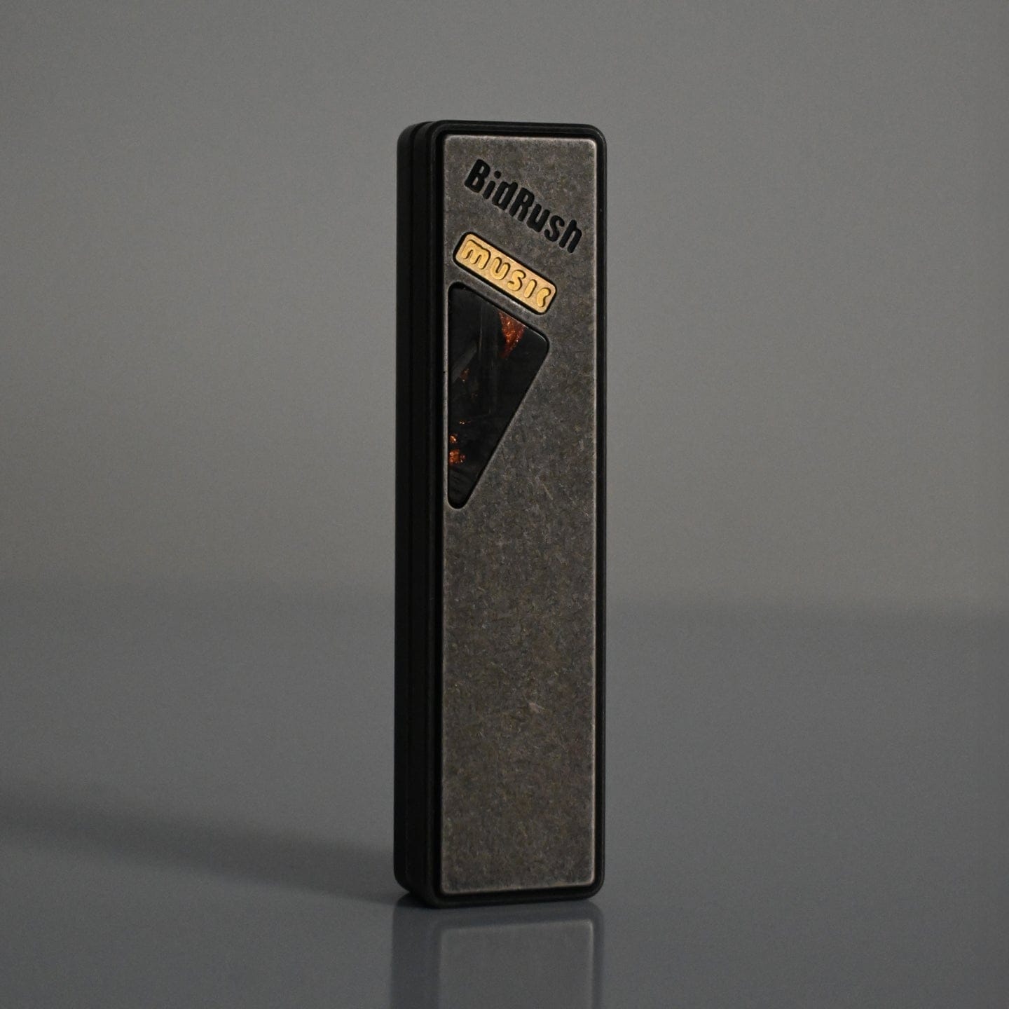 BidRush EDC Fidget Slider MINI BOX Stonewashed Stainless Steel+luminous carbon fiber plate (ships in 5 days)