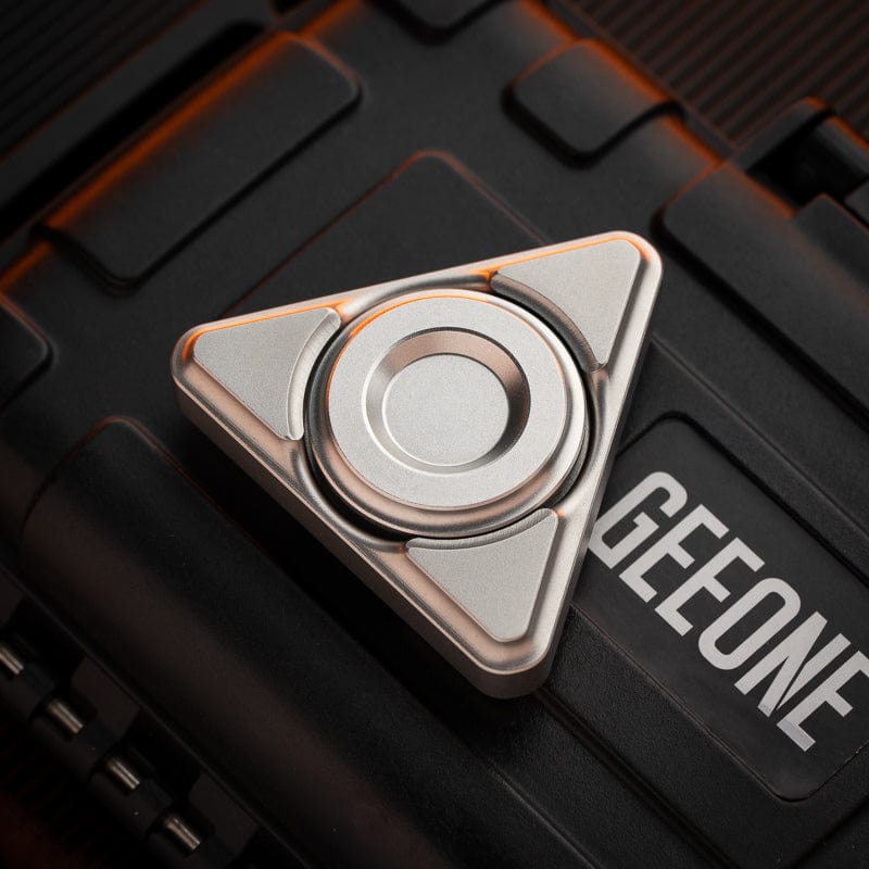 Blacktopwork Fidget Spinner Fascination Blasted Stonewashed Stainless Steel