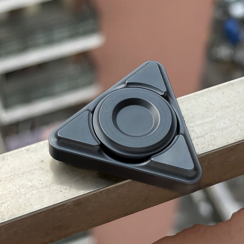 Blacktopwork Fidget Spinner Fascination Blasted Stonewashed Zirconium (Ships on July 5th.)