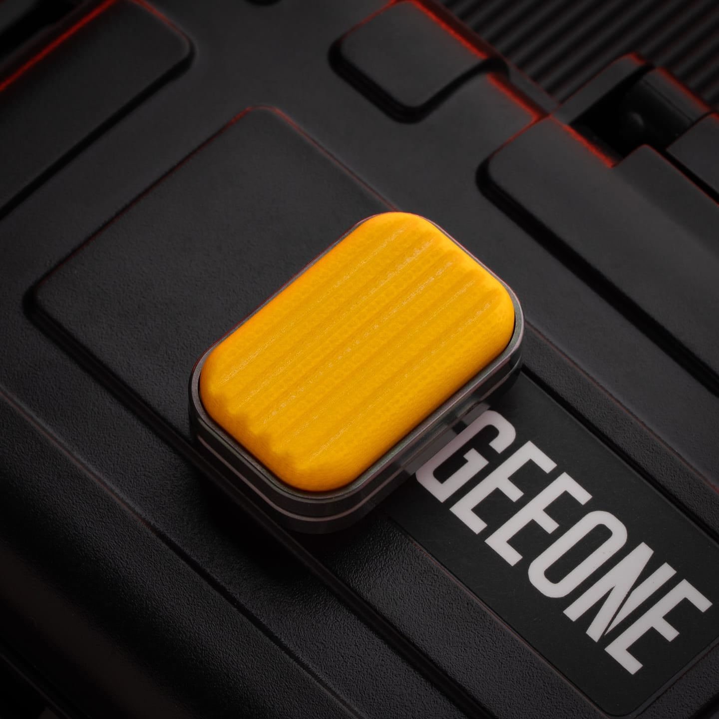 BOX EDC 只禁优惠代码 Travel Case Mini Zirconium+G10-Yellow