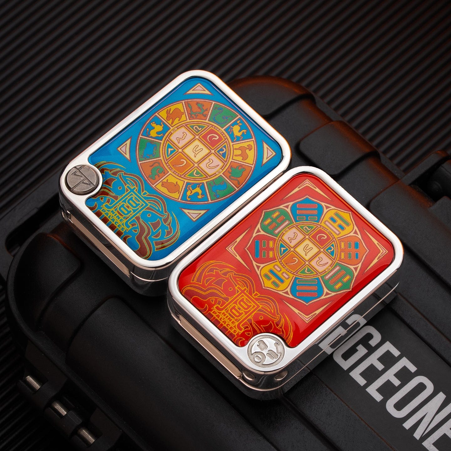 Bpmods 只禁优惠代码 Crystal Slider (direct push) Nine-grid plate+polished stainless steel main body (ships in 5 days)