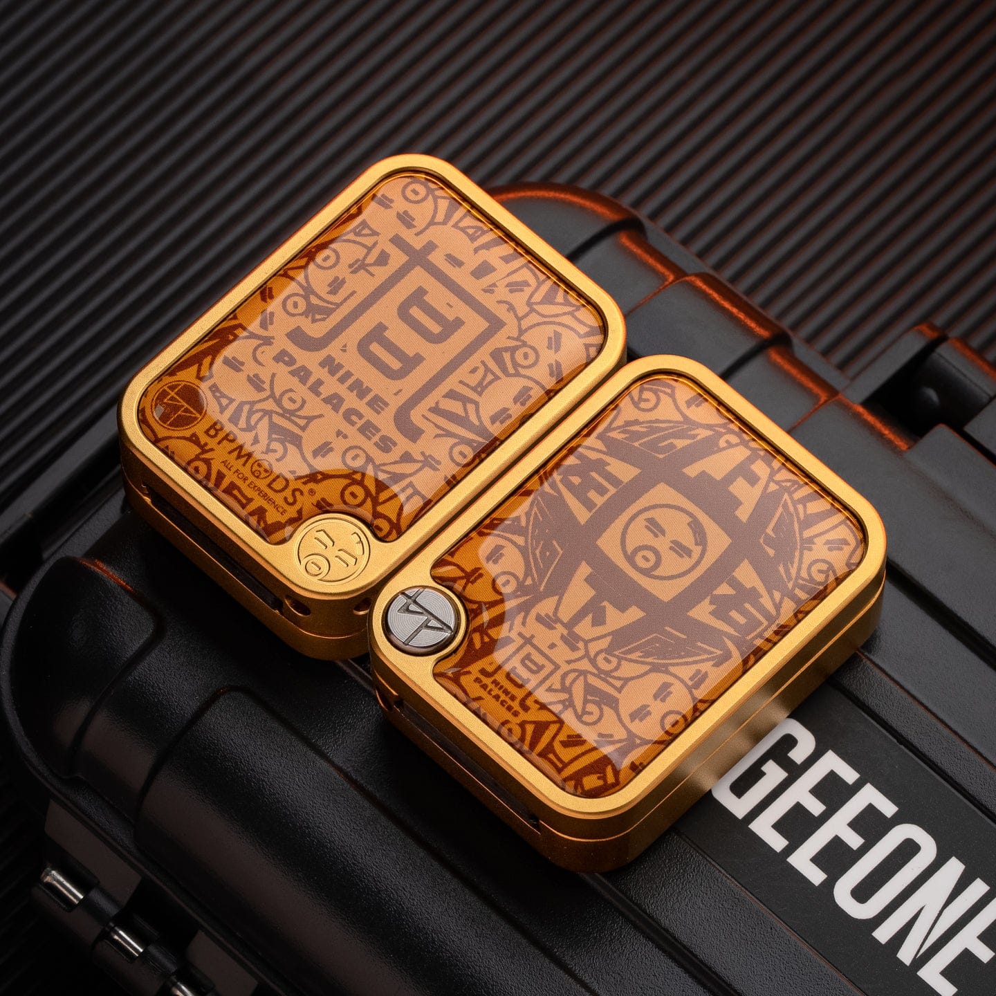 Bpmods 禁店铺满减及优惠代码 Nine-grid Mechanical Slider (direct push) Blasted SS-gold