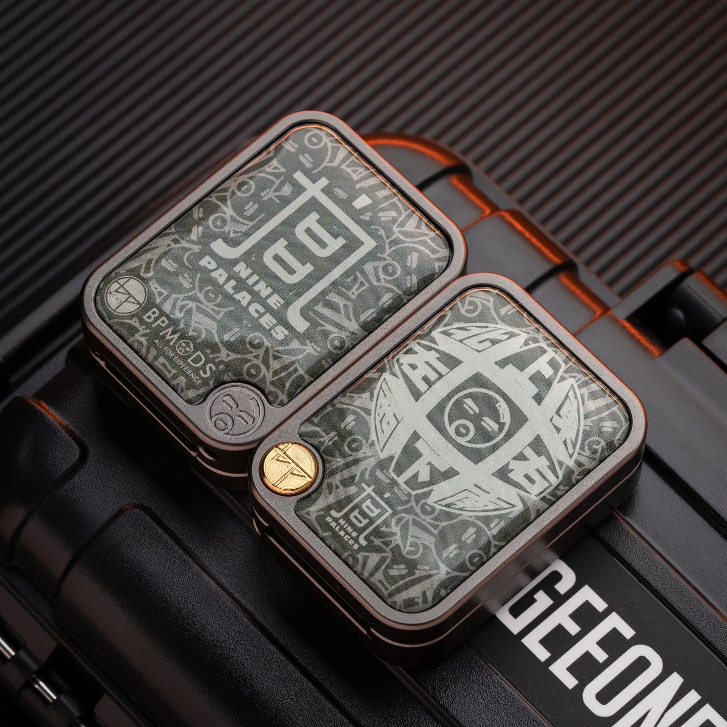 Bpmods 禁店铺满减及优惠代码 Nine-grid Mechanical Slider (direct push) Blasted Stainless Steel-gun grey