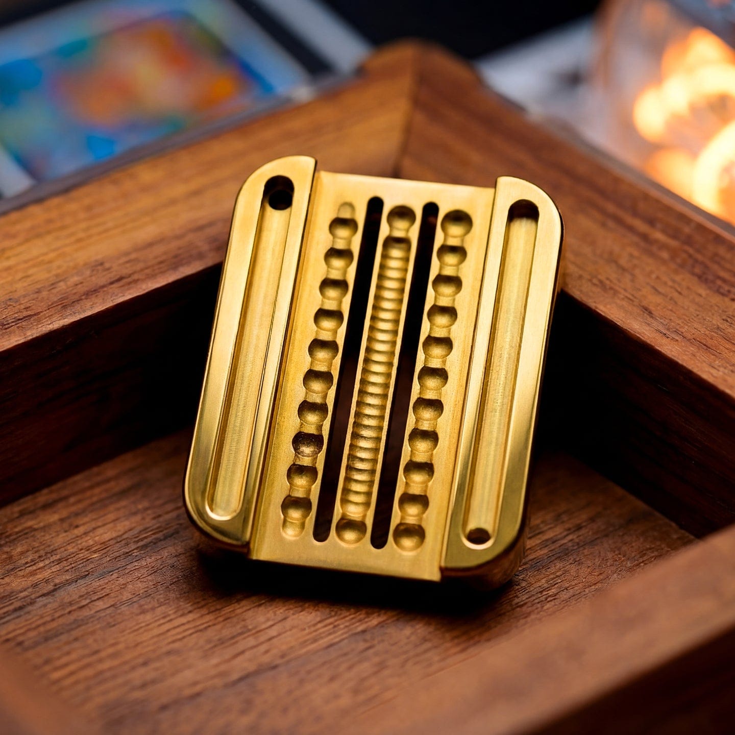 Bpmods 禁店铺满减及优惠代码 Nine-grid Mechanical Slider (direct push) High&low pitch accessory-Gold Polished Stainless Steel