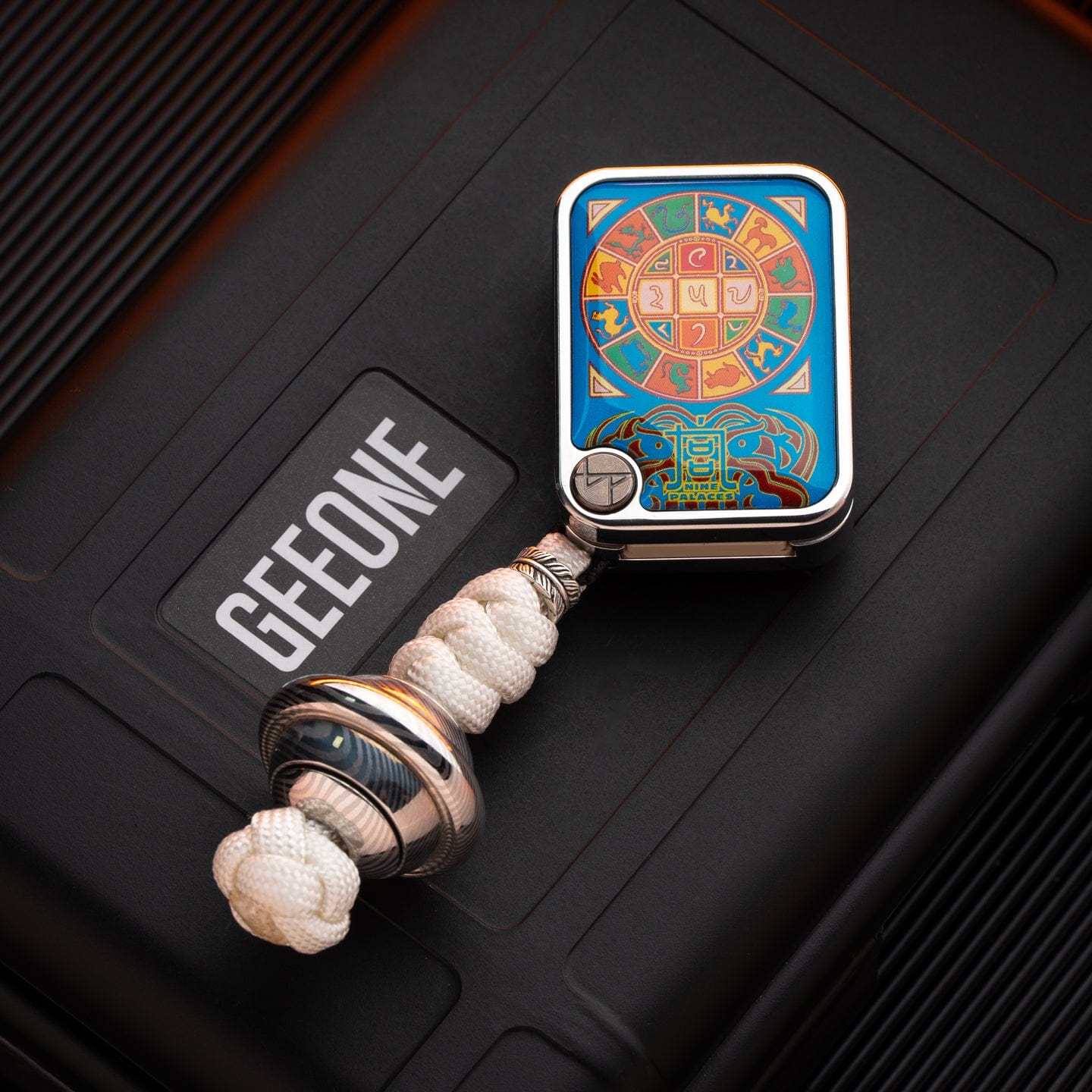 Bpmods 禁店铺满减及优惠代码 Nine-grid Mechanical Slider (direct push) Nine-grid+Damasteel planet braiding kit