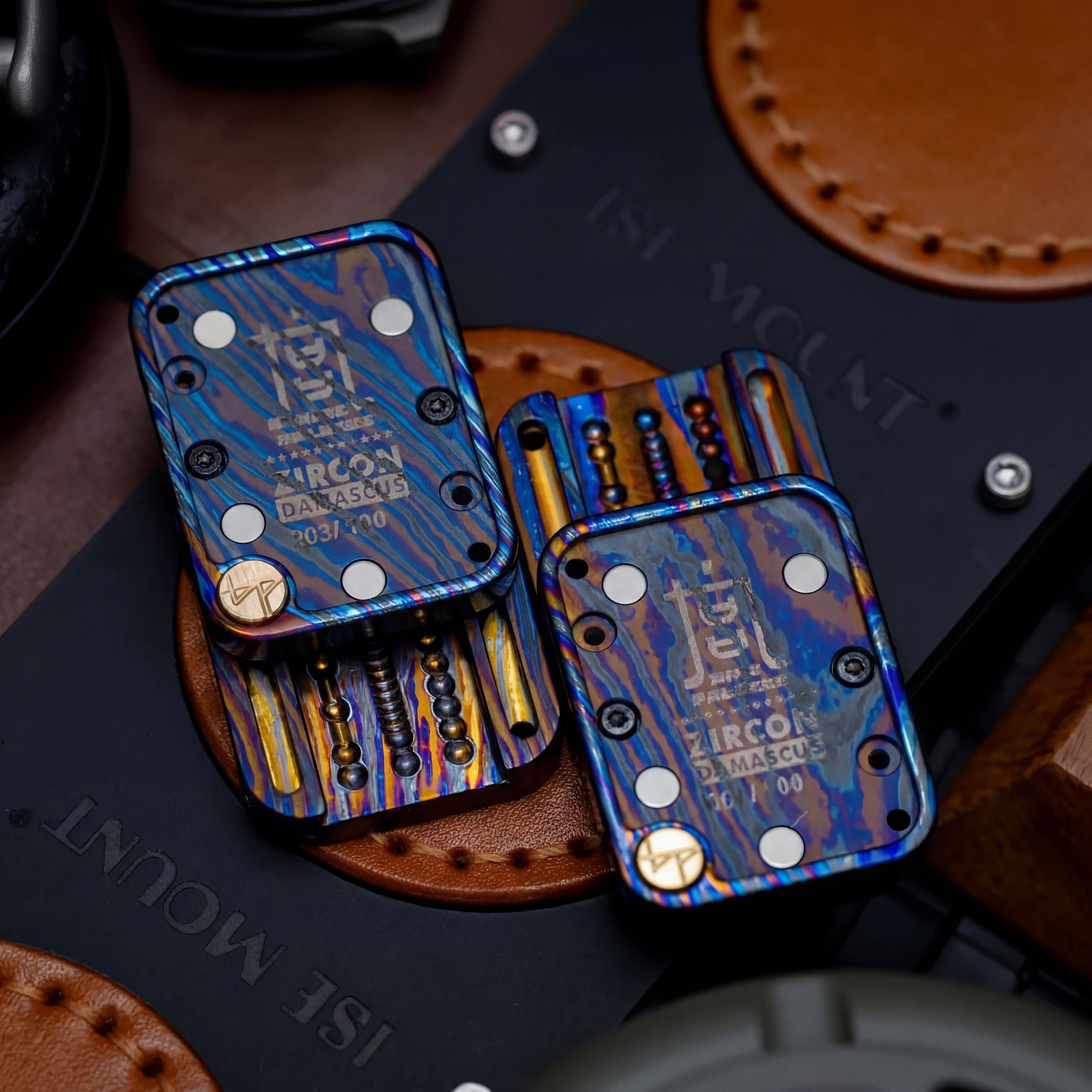 Bpmods Fidget Slider Nine-grid Mechanical Slider (direct push) Main body-Zircuti (without plates) ships in 5 days