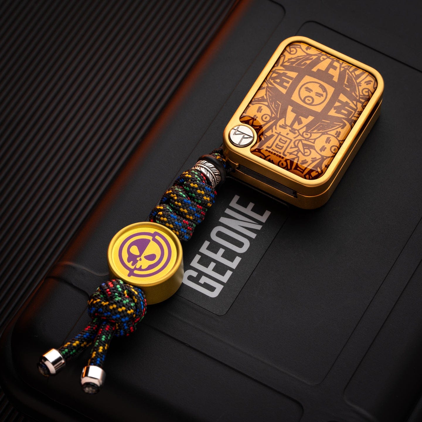 Bpmods Fidget Slider Nine-grid Mechanical Slider Nine-grid Braiding Kit / Nine-grid (Blasted SS-gold) braiding kit