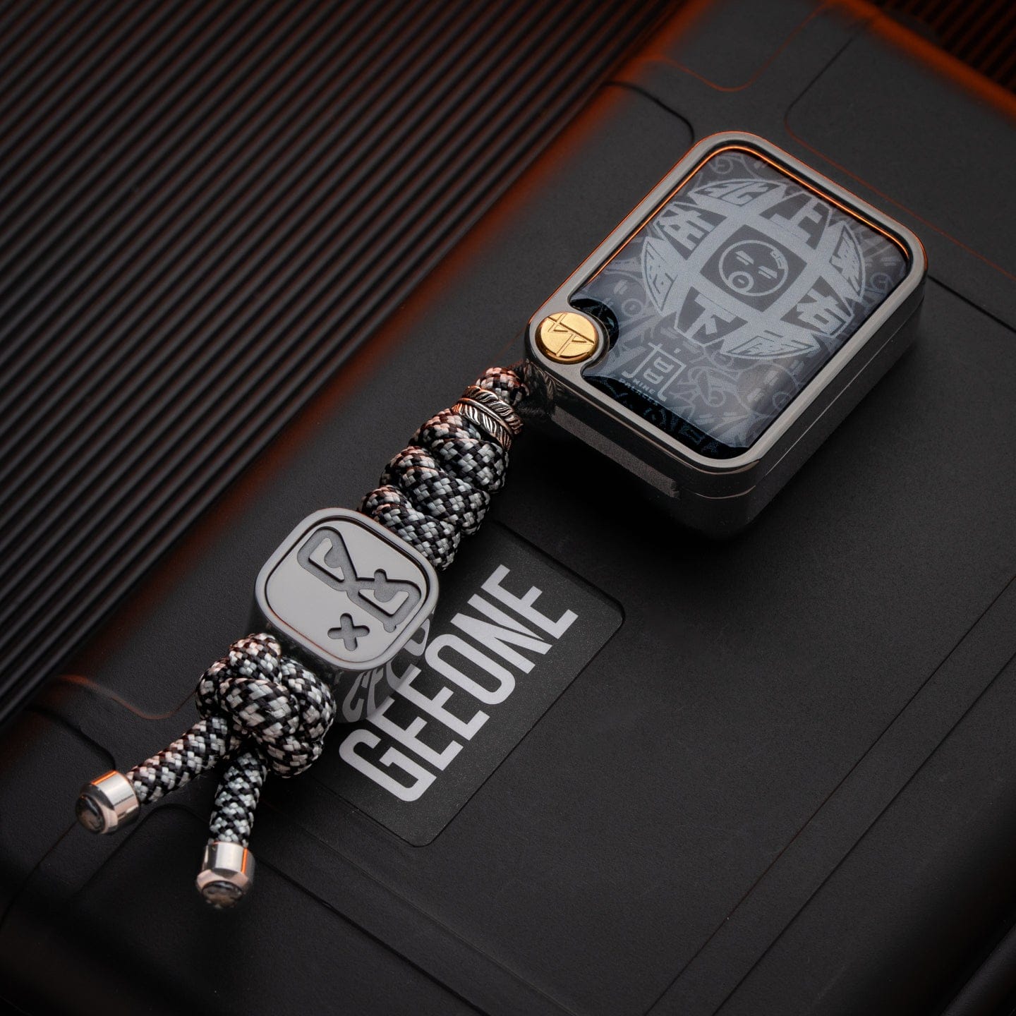 Bpmods Fidget Slider Nine-grid Mechanical Slider Nine-grid Braiding Kit / Nine-grid (Blasted Titanium) braiding kit