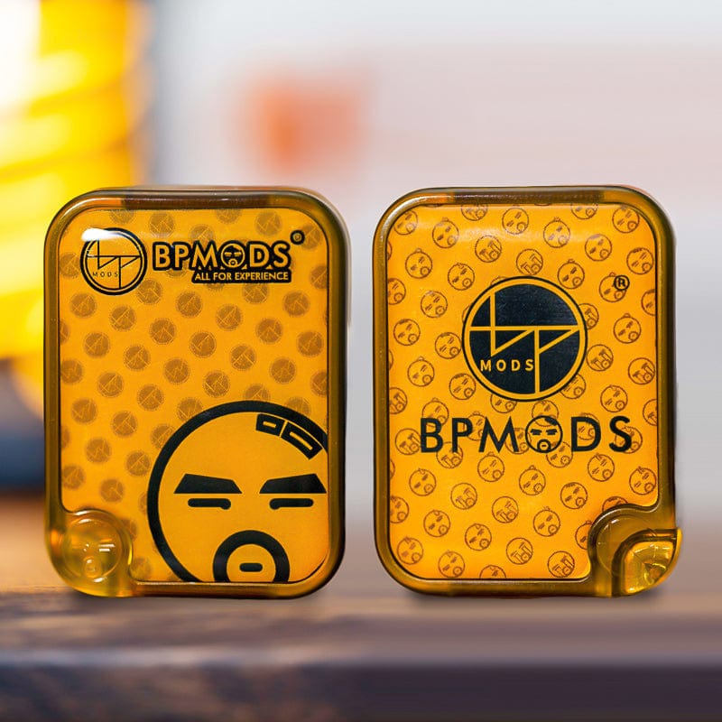 Bpmods Fidget Slider Price Tag (Side Push) Crystal / PMMA (yellow)