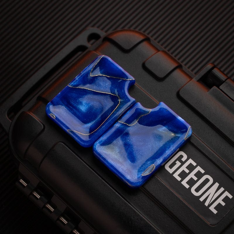 Bpmods Fidget Slider Price Tag (Side Push) Plate / Cupric resin Plate-blue(without main body)