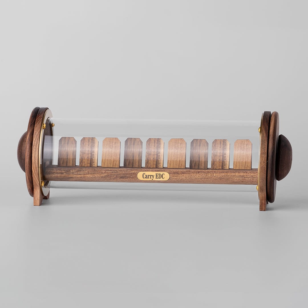 Carry 只禁优惠代码 Time Container Black Walnut+Brass+Glass-large