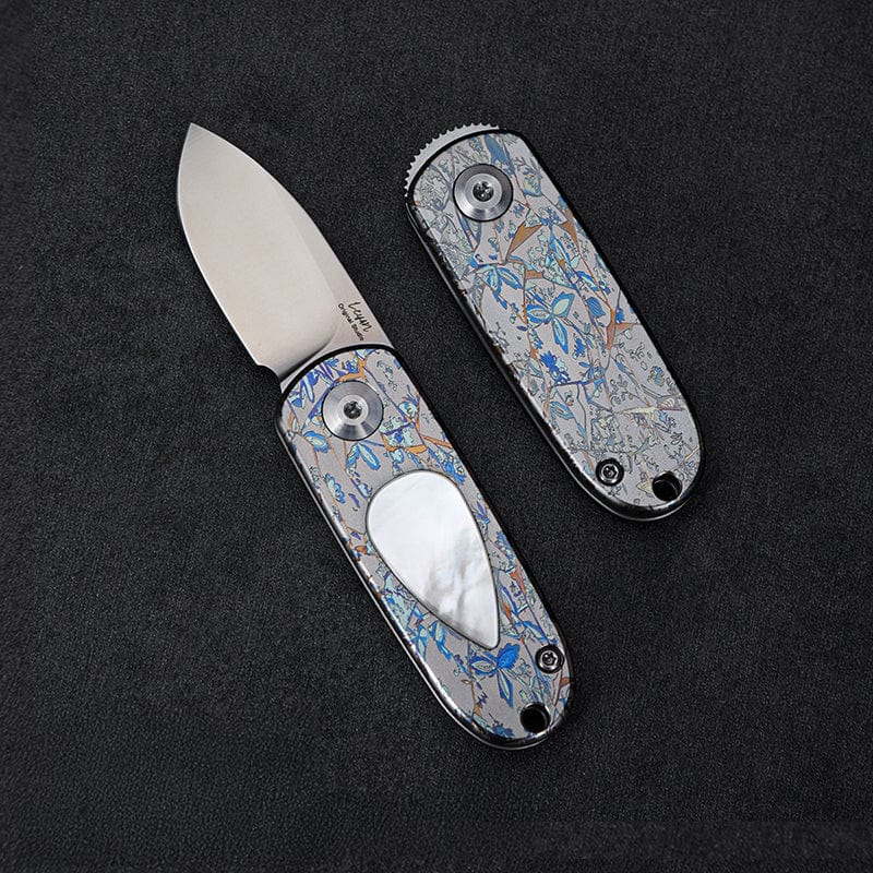Changshanqijie Multi Tool YueBao Pocket Knife M390+Ti (qinghua porcelain)
