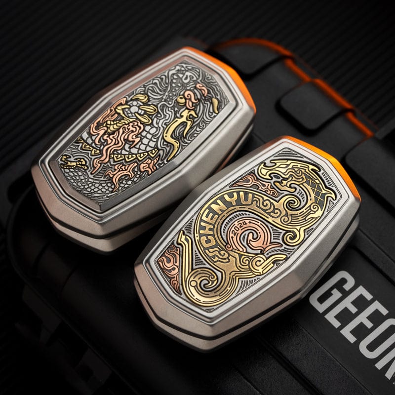 CHENYU Fidget Slider Guardian Stainless Steel-Loong year edition