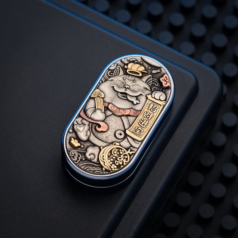CHENYU Fidget Slider Guardian-X1 Stainless Steel (fortune cat plate)