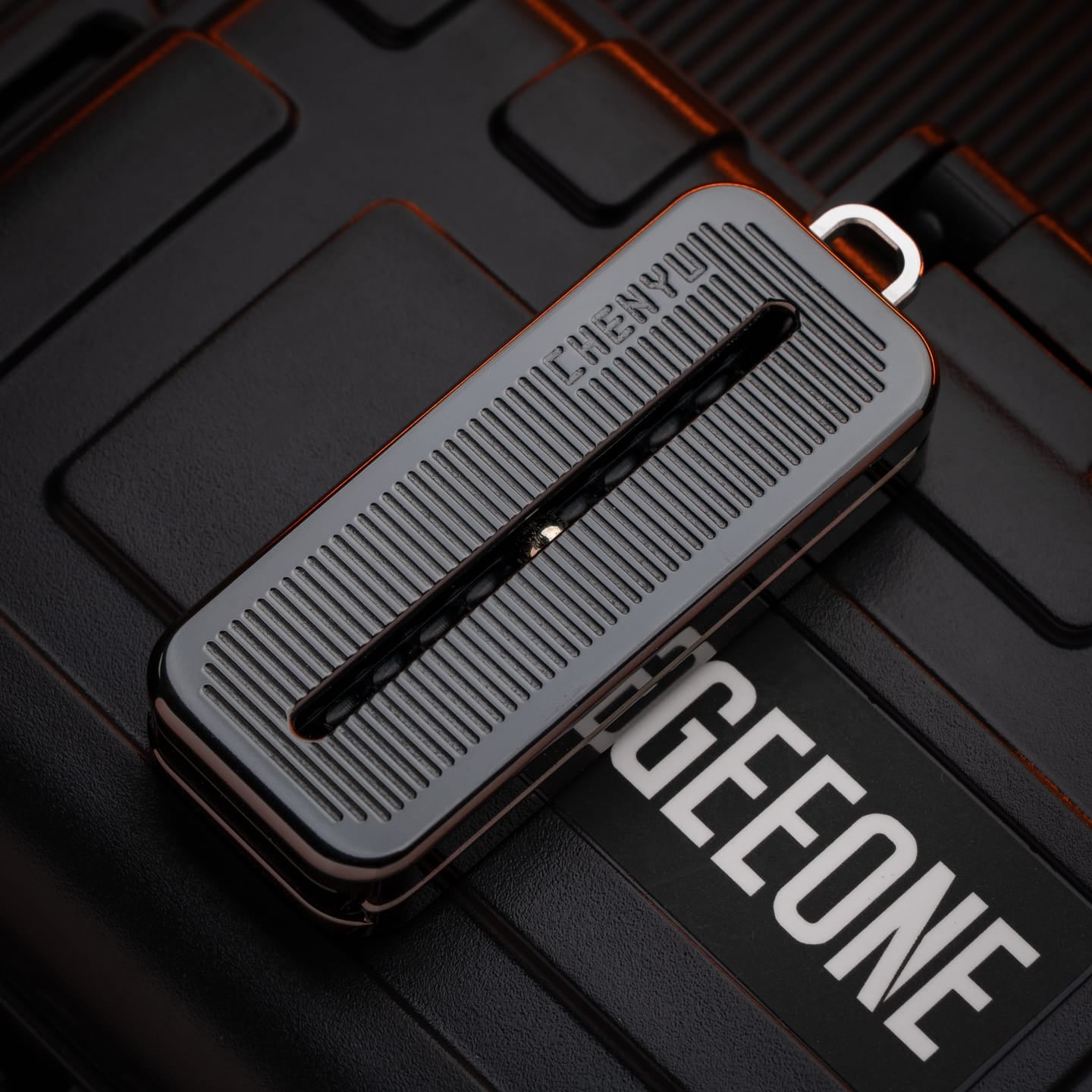 CHENYU Fidget Slider Syntony Polished Zirconium