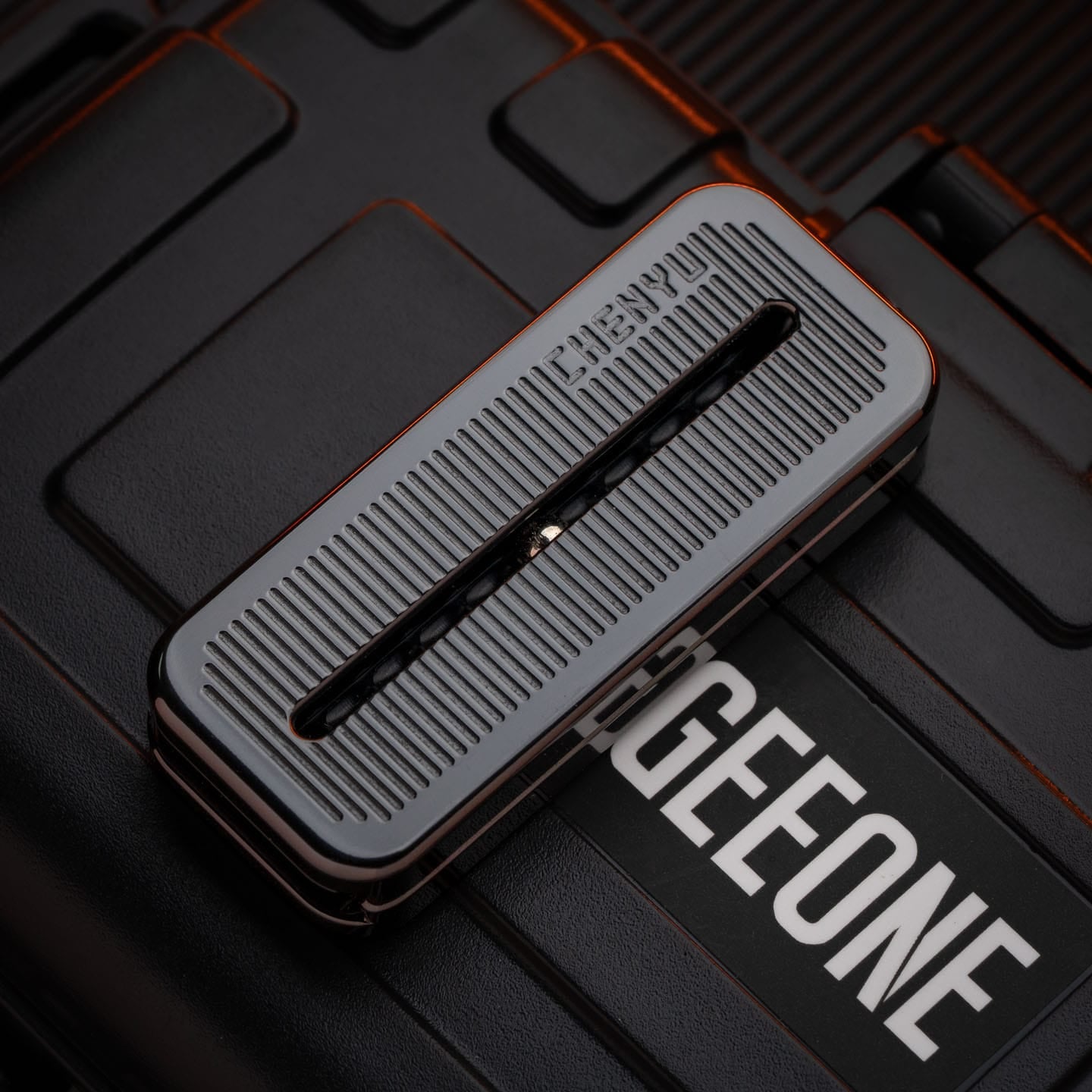 CHENYU Fidget Slider Syntony Polished Zirconium