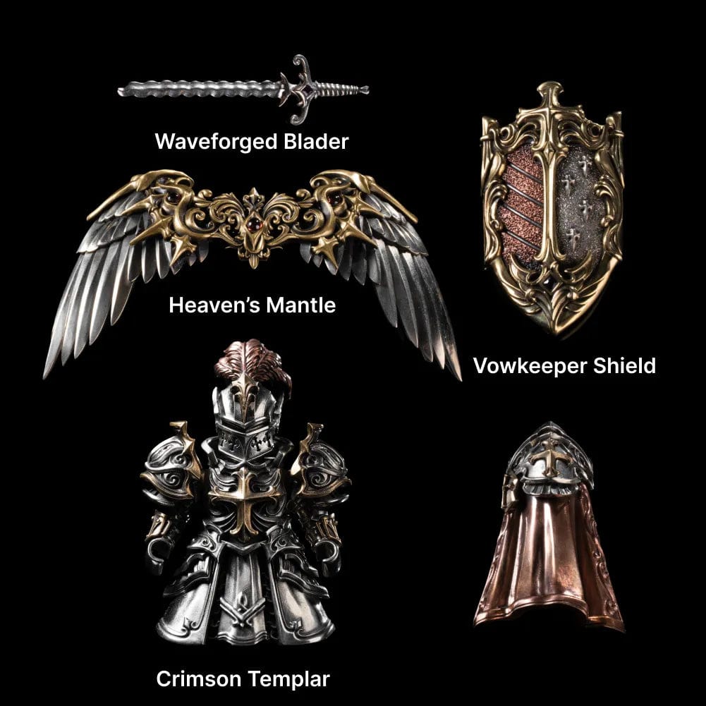COPPERTIST WU 只禁优惠代码 Knight Tabletop Ornament Crimson Templar