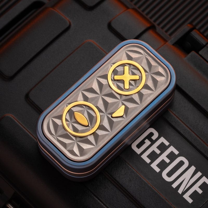 EA EDC Fidget Slider Schrödinger’s Cat Titanium Blue
