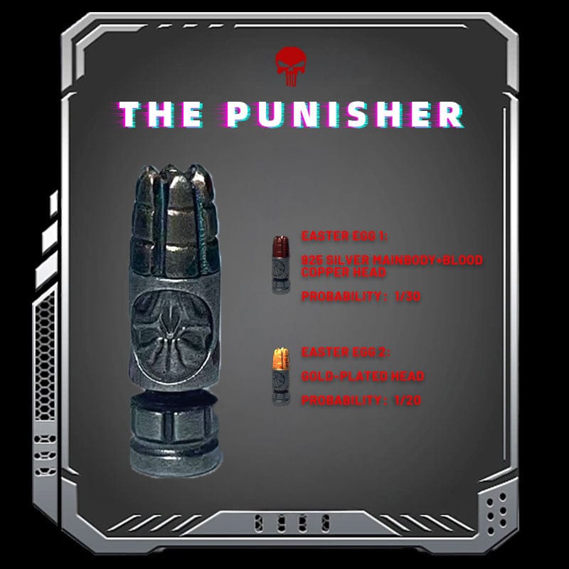 EDCELL 只禁优惠代码 Breaker Punisher bullets-cupronickel+copper (6pcs) ships in 50 days