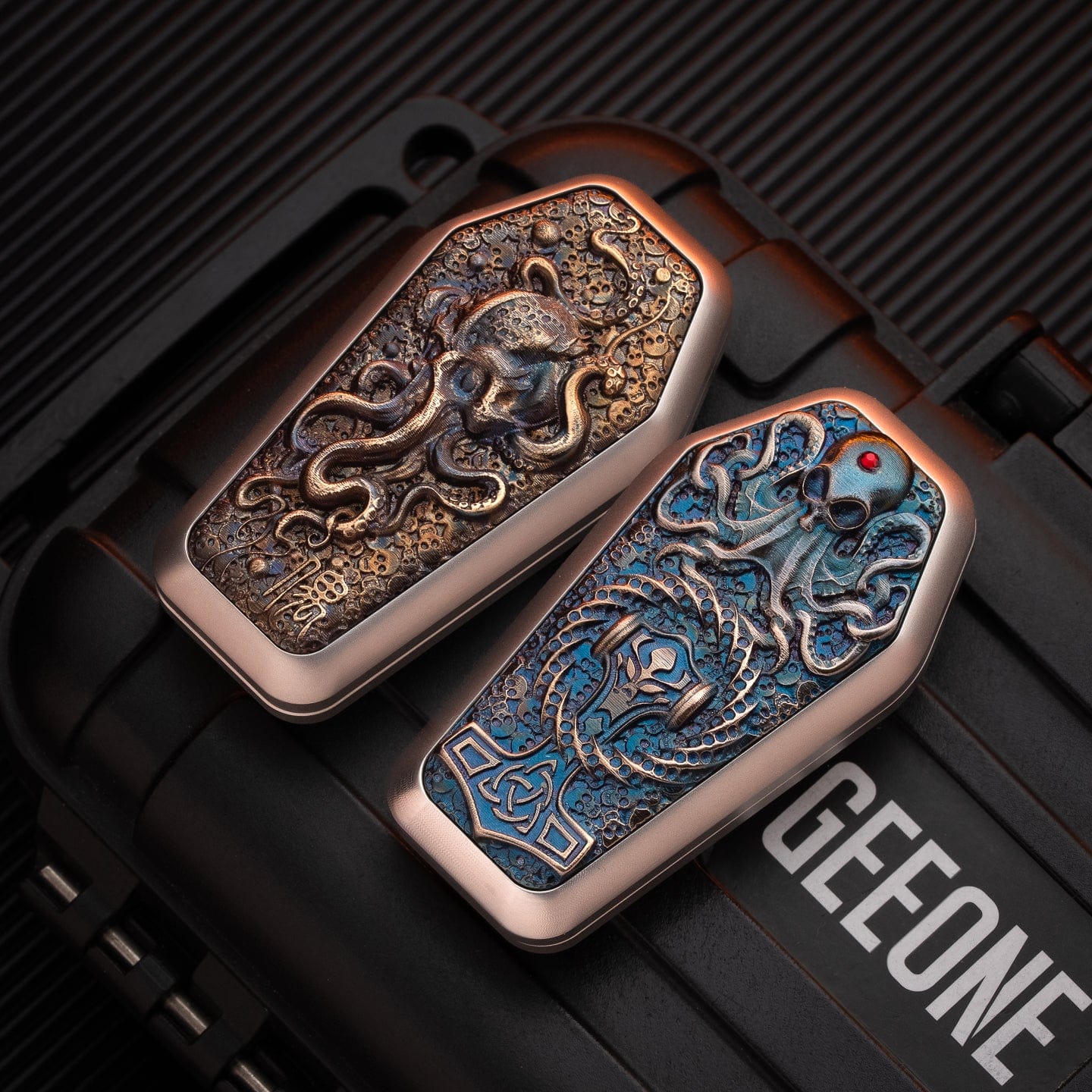 Even EDC 禁店铺满减及优惠代码 GUAN TUI Main body-A GUAN TUI needs 2 plates and 1 main body / Stainless Steel main body (comes with brass plates)