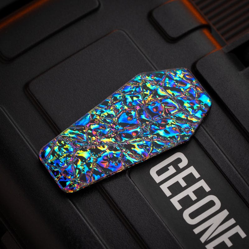 Even EDC Fidget Slider GUAN TUI Plate-A GUAN TUI needs 2 plates and 1 main body / Bright plate-purple (Without main body)