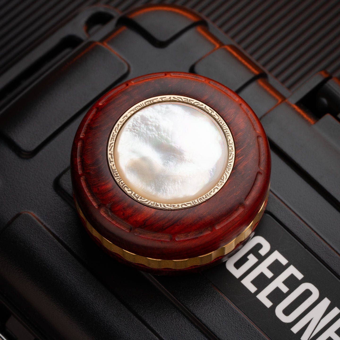 FanKing EDC Haptic Coin Arcane Domain Rosewood+Copper (ships in 20 days)