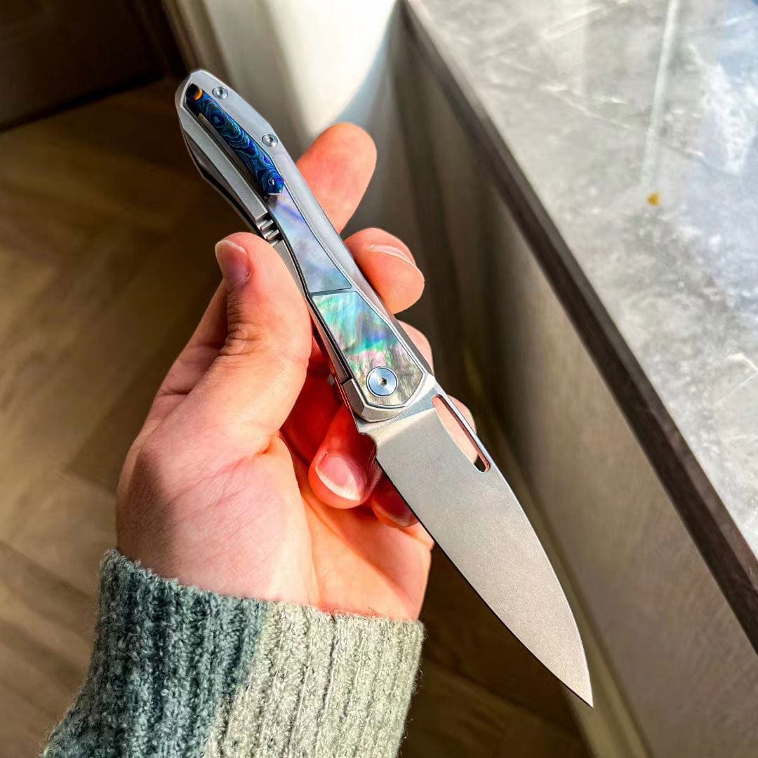 Fengli Multi Tool MuLan open-bladed knife Titanium+M390