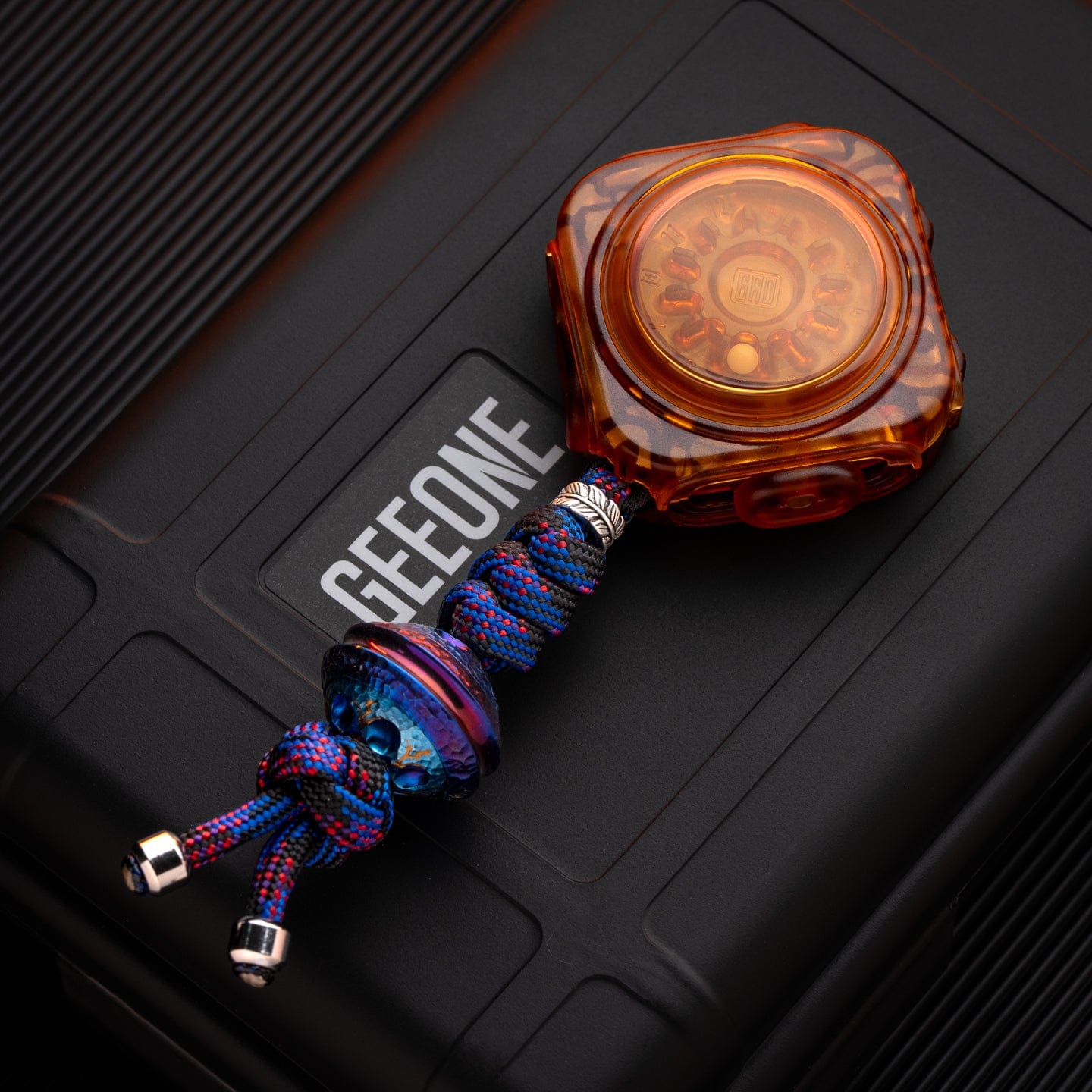 GAO STUDIO 禁店铺满减及优惠代码 Fidget Master PC (amber)+Star-Titanium (engraving) braiding kit