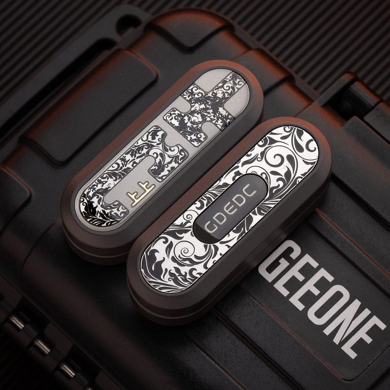 GD EDC Fidget Slider LUCK Slider Zr+SS-coating