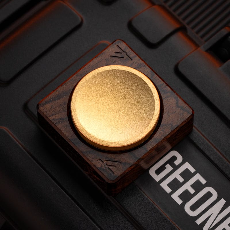 GD EDC Fidget Spinner Fang Wu Brass+African wood (ships in 25 days)
